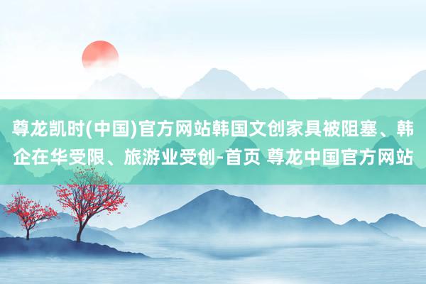 尊龙凯时(中国)官方网站韩国文创家具被阻塞、韩企在华受限、旅游业受创-首页 尊龙中国官方网站